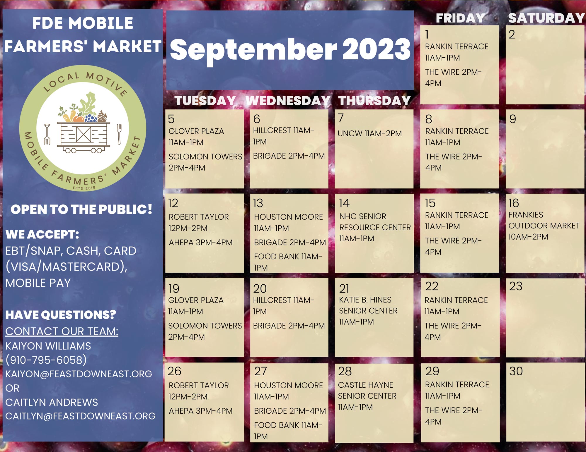 fde-monthly-schedule-september-2023