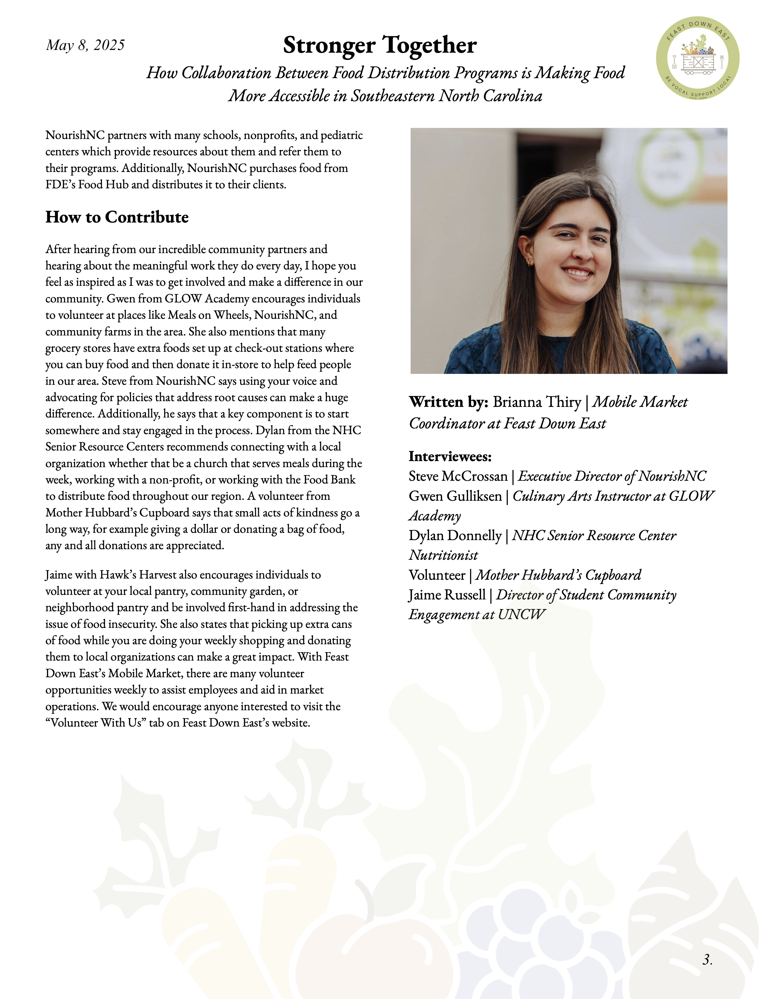 FDE Brianna's Blog Post May 2025 Final 3 of 3 FDE Brianna's Blog Post May 2025 Final 3 of 3